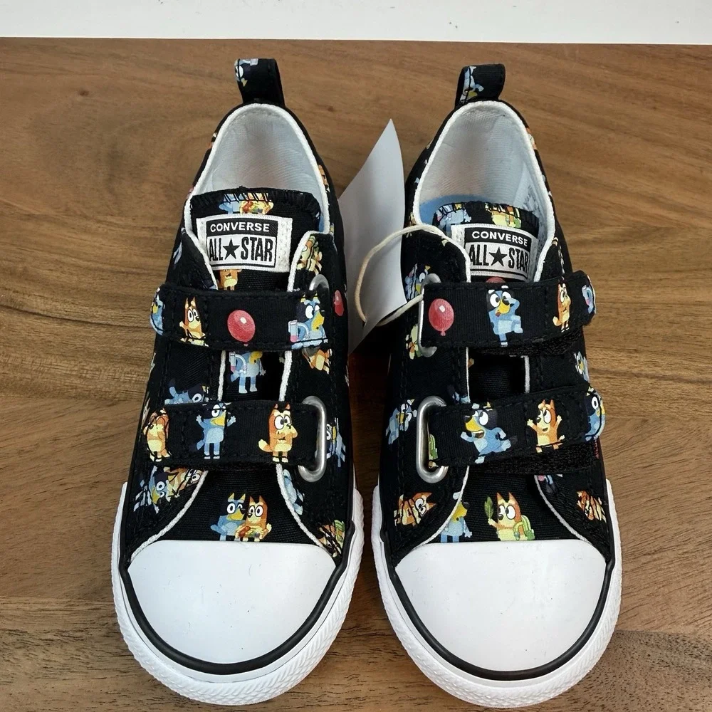 New Little Kids Converse Bluey Chuck Taylor All‎ Star 2V OX Sneakers Size 10 C